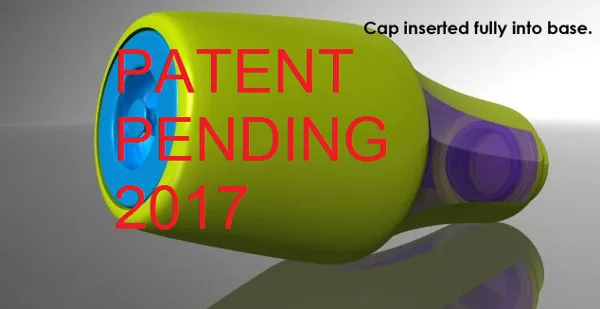 AANGEL KIDS BABY FEEDING BOTTLE WITH CAP BEING CLOSED